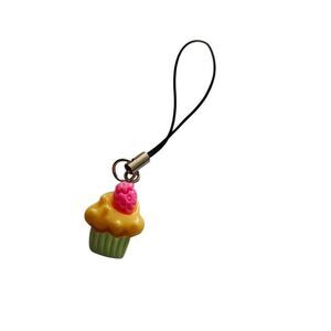 Kawaii Cupcake Desert Phone Charm Keychain